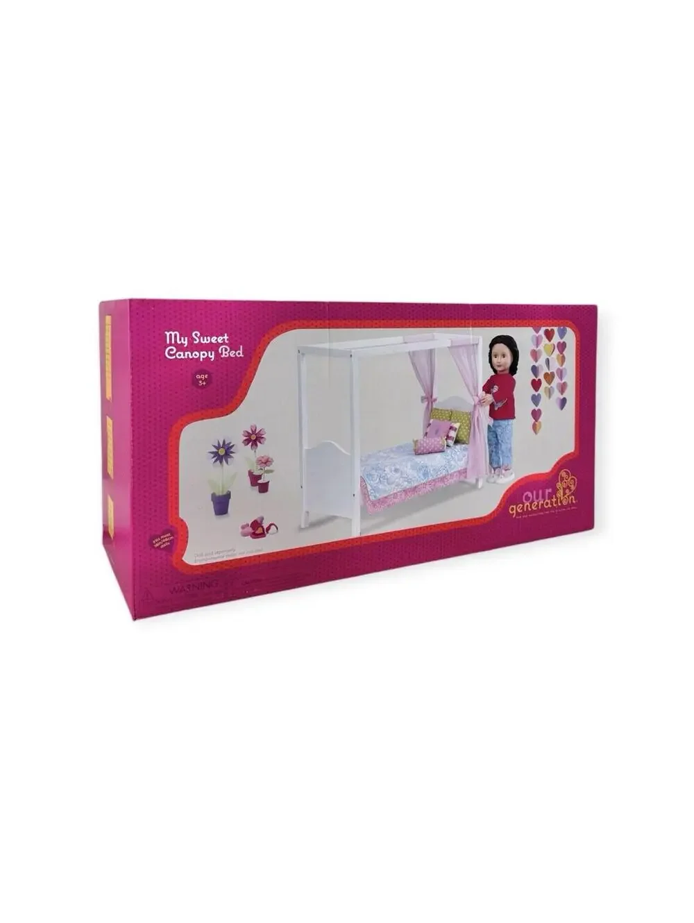 (RF) NIB Our Generation My Sweet Canopy Bed for 18 inch Dolls 2015 Ed Sealed